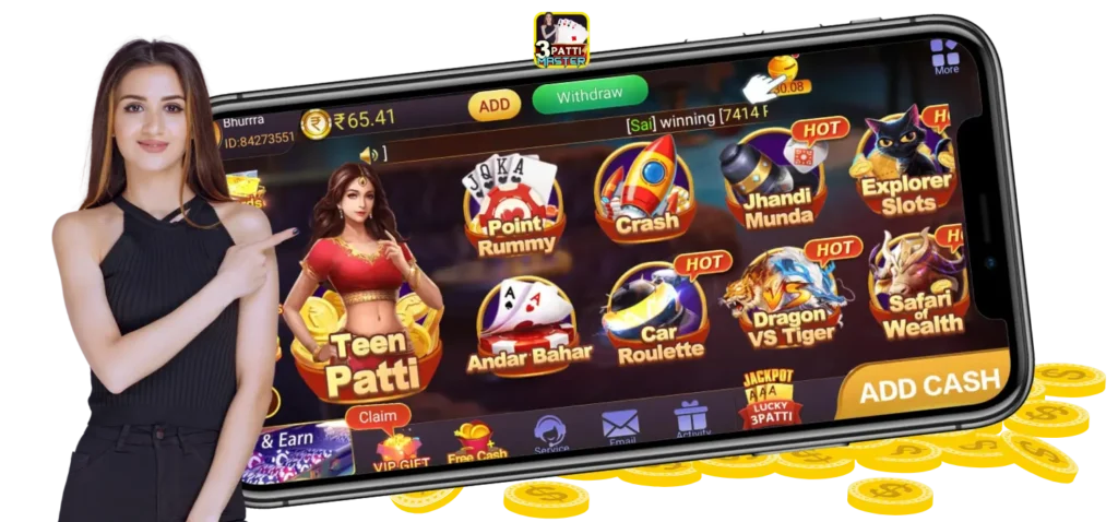 Teen Patti Master card game interface 2025